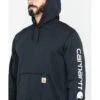 Carhartt Men's Loose Fit Midweight Logo Sleeve Graphic Hooded Sweatshirt - Big & Tall -Montana Clothing Shop 086A46 89 P1