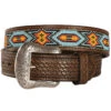 Nocona Beaded Inlay Leather Belt -Montana Clothing Shop 120U36 22 P1