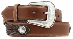 Nocona Men's Ribbon Concho Western Belt