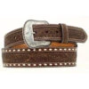 Nocona Belt Co. Men's Tapered Floral Tooled Western Belt -Montana Clothing Shop 120X58 41 P1