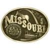 Montana Silversmiths Men's Missouri State Heritage Attitude Buckle -Montana Clothing Shop 2000115385 000 P1