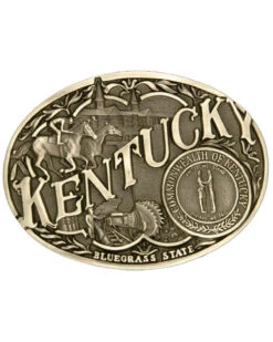Montana Silversmiths Men's Kentucky Attitude Buckle