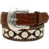 Ariat Men's Leather Diamond Concho Western Belt