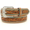 Ariat Men's Floral Shield Western Belt -Montana Clothing Shop 2000227655 280 P1