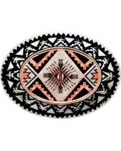 Western Express Men's Sunburst Copper Belt Buckle