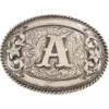 Cody James Men's Oval Letter A Initial Belt Buckle -Montana Clothing Shop 2000242587 040 P1