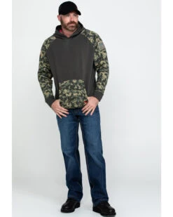 Ariat Men's FR Durastretch Camo Patriot Hoodie Work Sweatshirt - Big -Montana Clothing Shop 2000281951 340 P6