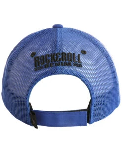 Rock & Roll Denim Men's Rubber Logo Patch Trucker Cap -Montana Clothing Shop 2000283221 001 P3