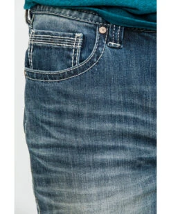 Rock & Roll Denim Men's Reflex Double Barrel Vintage Stretch Relaxed Straight Jeans -Montana Clothing Shop 2000289969 400 P4