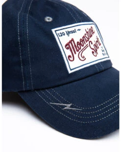 Moonshine Spirit Men's Black Embroidered Patch Ball Cap -Montana Clothing Shop 2000291207 410 P3