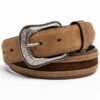 Cody James Men's Hair-On Praying Cowboy Concho Western Belt -Montana Clothing Shop 2000291521 200 P1