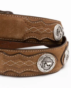 Cody James Men's Hair-On Praying Cowboy Concho Western Belt -Montana Clothing Shop 2000291521 200 P4