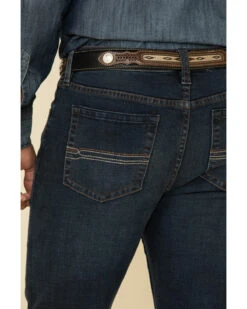 Cody James Men's Switchback Dark Wash Stretch Slim Bootcut Jeans -Montana Clothing Shop 2000308347 400 P5