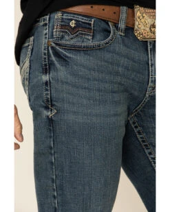 Cody James Core Men's High Roller Top Tier Medium Wash Stretch Slim Bootcut Jeans -Montana Clothing Shop 2000312860 400 P3
