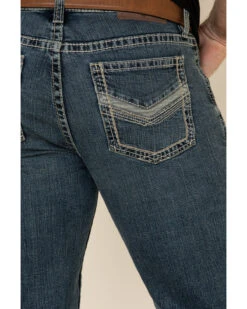 Cody James Core Men's High Roller Top Tier Medium Wash Stretch Slim Bootcut Jeans -Montana Clothing Shop 2000312860 400 P4