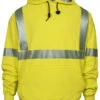 National Safety Apparel Men's FR Vizable Hi-Vis Waffle Weave Hooded Work Sweatshirt - Tall -Montana Clothing Shop 2000315724 730 P1