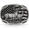 Montana Silversmiths Men's Matched Pair Deer Buckle -Montana Clothing Shop 2000318597 040 P1