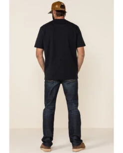 Moonshine Spirit Men's Eating Iron Dark Stretch Slim Straight Jeans -Montana Clothing Shop 2000325524 400 P5