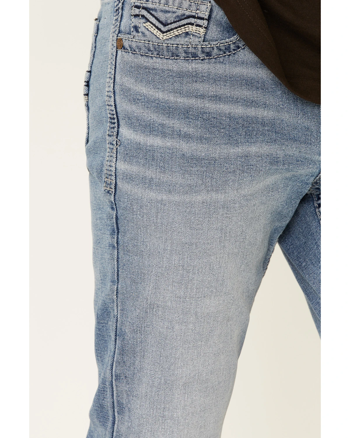 Cody James Men's Flash Light-Wash Slim Bootcut Jeans 7 Cody James Men's Flash Light-Wash Slim Bootcut Jeans - Image 5