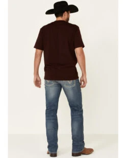 Rock & Roll Denim Men's Pistol Med Stretch Regular Straight Leg Jeans