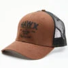 Hawx Men's Dark Brown Logo Graphic Mesh-Back Ball Cap -Montana Clothing Shop 2000342950 201 P1