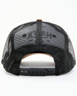 Hawx Men's Dark Brown Logo Graphic Mesh-Back Ball Cap -Montana Clothing Shop 2000342950 201 P3