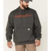 Carhartt Men's Loose Fit Midweight Logo Hooded Work Sweatshirt -Montana Clothing Shop 2000343203 022 P1