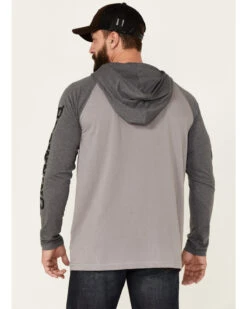 Browning Men's Gull Black Lucas 1/2 Zip Hooded Pullover -Montana Clothing Shop 2000344225 001 P4