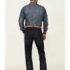 Rock & Roll Denim Men's Hooey Double Barrel Dark Vintage Stretch Relaxed Stackable Bootcut Jeans -Montana Clothing Shop 2000345010 400 P1