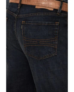 Rock & Roll Denim Men's Hooey Double Barrel Dark Vintage Stretch Relaxed Stackable Bootcut Jeans 7 Rock & Roll Denim Men's Hooey Double Barrel Dark Vintage Stretch Relaxed Stackable Bootcut Jeans -Montana Clothing Shop 2000345010 400 P2