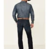 Rock & Roll Denim Men's Hooey Dark Wash Reflex Revolver Slim Straight Jeans -Montana Clothing Shop 2000345206 400 P1