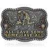 Montana Silversmiths Men's All Gave Some Remembrance Buckle -Montana Clothing Shop 2000345960 221 P1