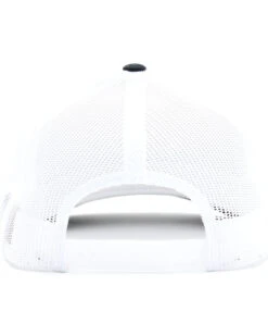 Oil Field Hats Men's Black & White Texas State Sunset Patch Golf Mesh-Back Ball Cap -Montana Clothing Shop 2000346215 001 P3