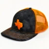 Oil Field Hats Men's Kryptek & Orange Texas State Patch Mesh-Back Ball Cap -Montana Clothing Shop 2000346259 340 P1