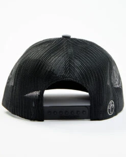 Oil Field Hats Men's Gray & Black Texas Rose Ball Cap -Montana Clothing Shop 2000346266 020 P3