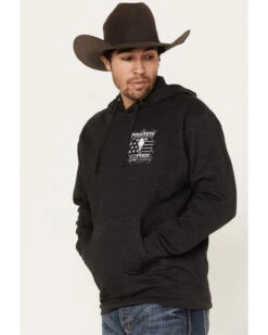 Cowboy Hardware Men's Gray To The Core Graphic Hooded Sweatshirt -Montana Clothing Shop 2000346628 020 P2