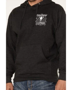 Cowboy Hardware Men's Gray To The Core Graphic Hooded Sweatshirt -Montana Clothing Shop 2000346628 020 P3