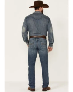 Wrangler 20X Men's No.44 Ember Dark Wash Stretch Slim Straight Jeans - Long -Montana Clothing Shop 2000347672 400 P3