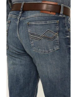 Wrangler 20X Men's No.44 Ember Dark Wash Stretch Slim Straight Jeans - Long -Montana Clothing Shop 2000347672 400 P4