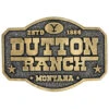 Montana Silversmiths Men's Dutton Ranch Montana Two-Tone Belt Buckle