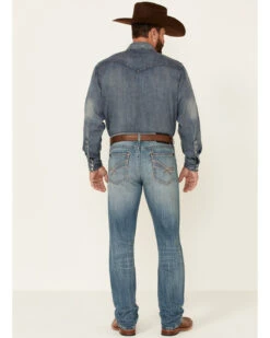 Rock 47 By Wrangler Men's Cochran Medium Wash Stretch Slim Straight Jeans 8 Rock 47 By Wrangler Men's Cochran Medium Wash Stretch Slim Straight Jeans -Montana Clothing Shop 2000350739 400 P3