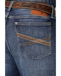 Wrangler 20X Men's Cynn Dark Wash Vintage Stretch Slim Bootcut Jeans -Montana Clothing Shop 2000351006 400 P3
