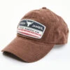 Cody James Men's Brown Corduroy True American Logo Patch Ball Cap -Montana Clothing Shop 2000351854 200 P1