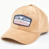 Cody James Men's Tan Corduroy True American Patch Solid-Back Ball Cap
