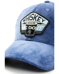 Moonshine Spirit Men's Cord Whiskey Made Me Do It Patch Solid-Back Ball Cap -Montana Clothing Shop 2000351860 400 P2