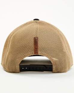 Black Clover Men's Leatherman Circle Logo Mesh Back Trucker Cap -Montana Clothing Shop 2000352068 001 P3