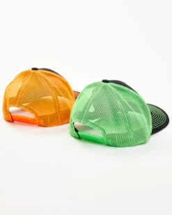 Justin Men's Assorted Embroidered Neon Logo Mesh Back Trucker Cap -Montana Clothing Shop 2000353917 900 P4