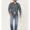 Rock 47 By Wrangler Men's Bayshore Medium Stretch Slim Bootcut Jeans -Montana Clothing Shop 2000358078 400 P1