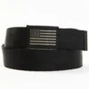 Brothers & Sons Men's Antique Flag Plaque Buckle Nylon Belt -Montana Clothing Shop 2000359185 001 P1