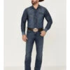RANK 45 Men's Shotgun Wash Stackable Slim Straight Stretch Performance Jeans 2 RANK 45 Men's Shotgun Wash Stackable Slim Straight Stretch Performance Jeans -Montana Clothing Shop 2000359243 415 P1